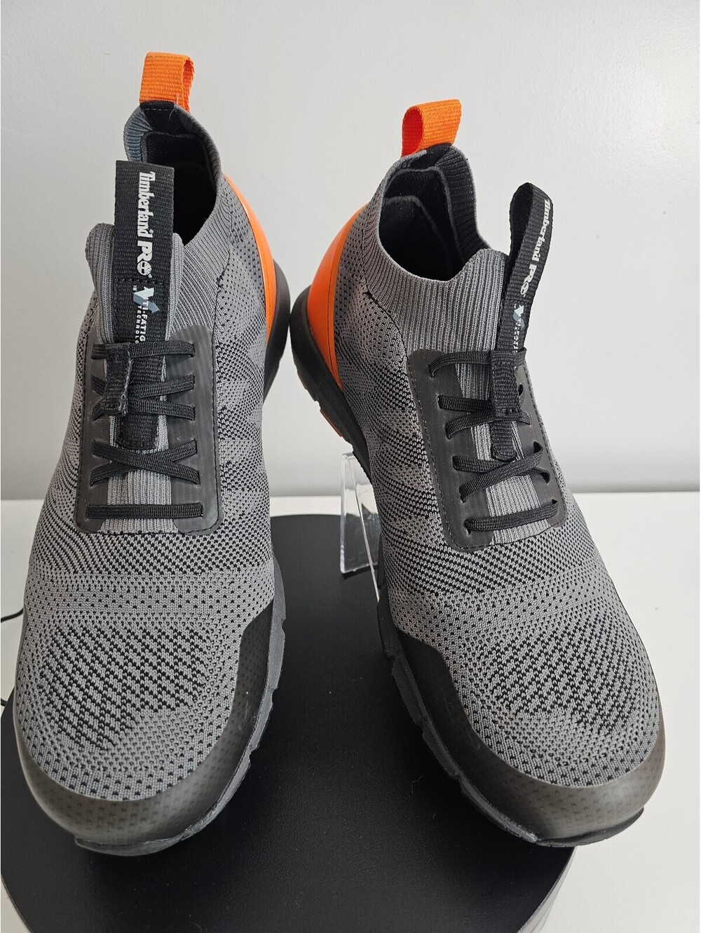 Timberland PRO Men's Grey and Orange Composite Toe Work Shoes